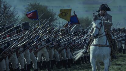 Joaquin Phoenix, como Napoleón Bonaparte en la película de Ridley Scott.
