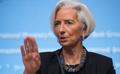 La directora gerente del FMI, Christine Lagarde, el pasado abril.