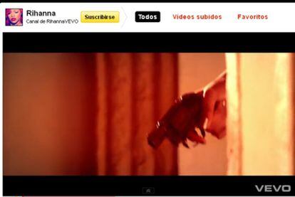 Una imagen del vídeoclip de Rihanna 'Man Down' en el canal oficial de YouTube de la cantante.