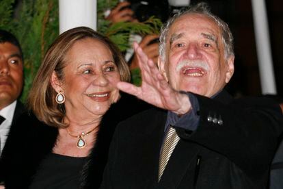 Gabriel Garcia Marquez y su mujer, Mercedes Barcha, en octubre de 2010. 