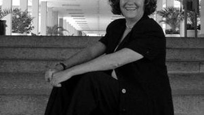 Rosario Valpuesta, rectora universitaria y feminista, en 2001.