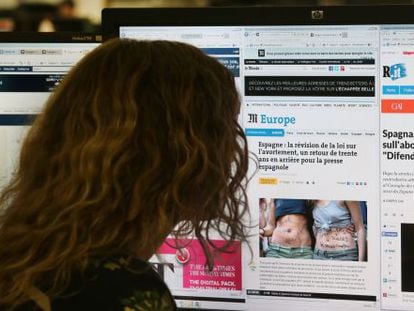 Medios como &#039;The Times&#039;, &#039;Le Monde&#039; o &#039;La Repubblica&#039; se han hecho eco de la reforma de la ley del aborto.