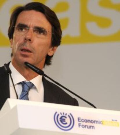 El expresidente del Gobierno, José María Aznar, en una imagen de archivo.