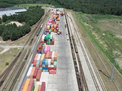 Terminal de contenedores de PCC en Brzeg Dolny (Polonia).