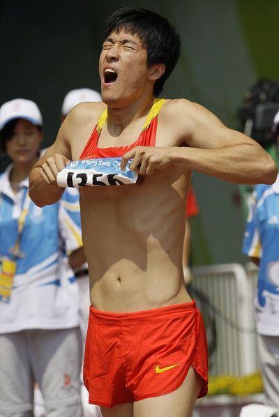 El atleta Liu Xiang.