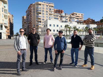 Los fundadores de VirusTotal, el lunes en Málaga.