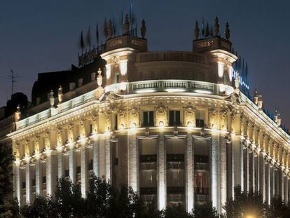 Fachada del hotel NH Nacional en Madrid