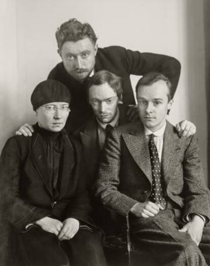 'Proletaris intel·lectuals', d'August Sander.