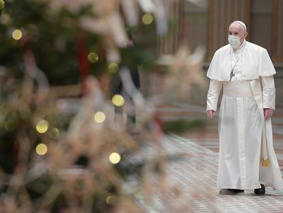 El papa Francisco, en el Vaticano el día de Navidad antes de pronunciar su bendición 'urbi et orbi'.