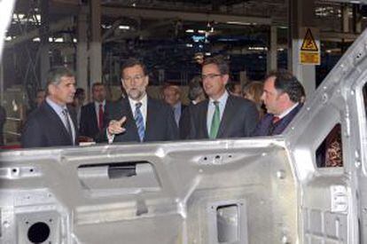 Mariano Rajoy visita las instalaciones de Gestamp.