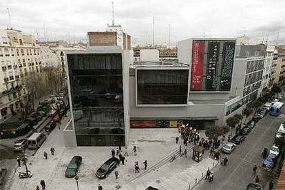 El nuevo teatro Valle-Inclán, en la plaza de Lavapiés, inaugurado el pasado febrero.