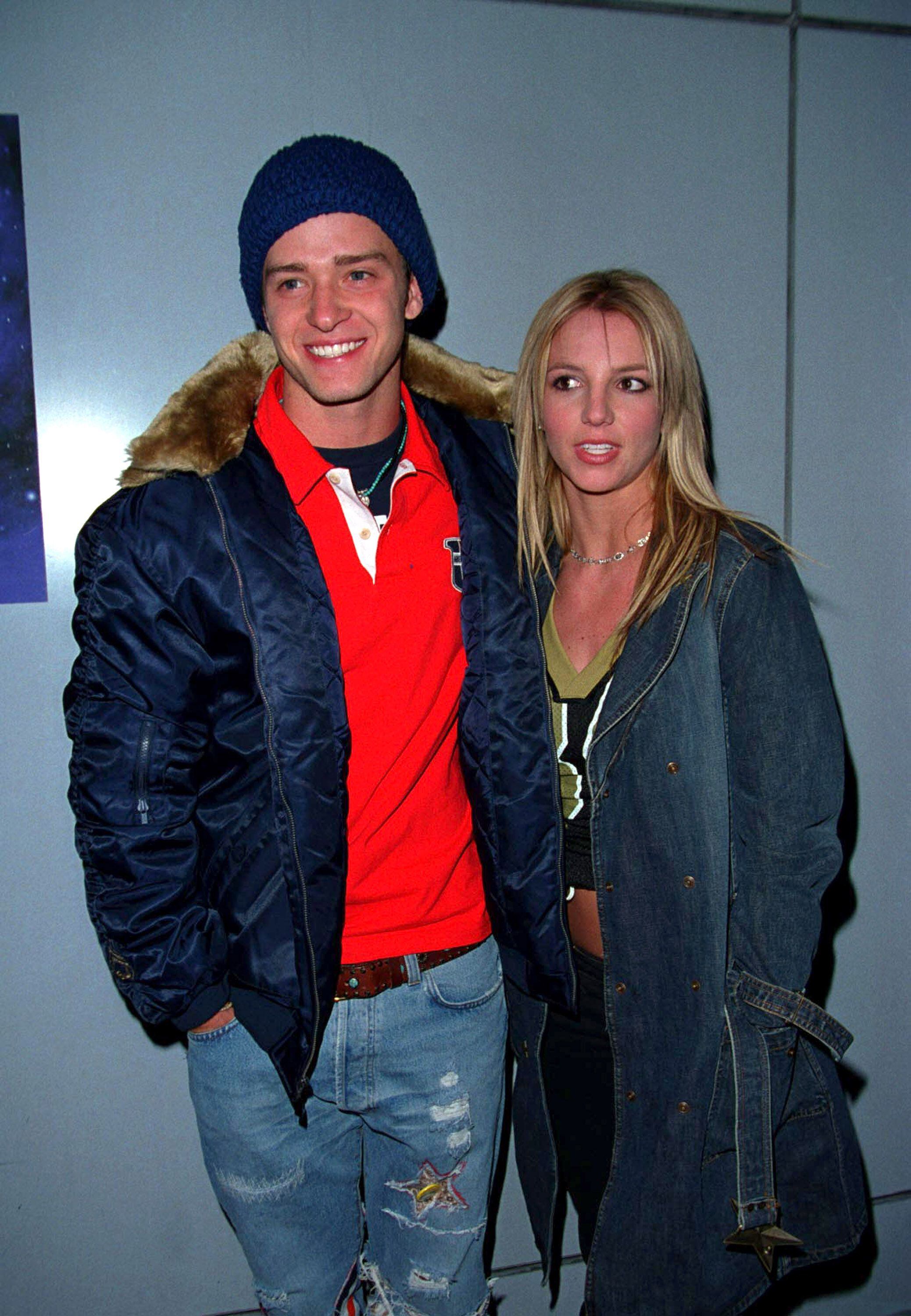 Justin Timberlake y Britney Spears, en la Super Bowl de 2022.