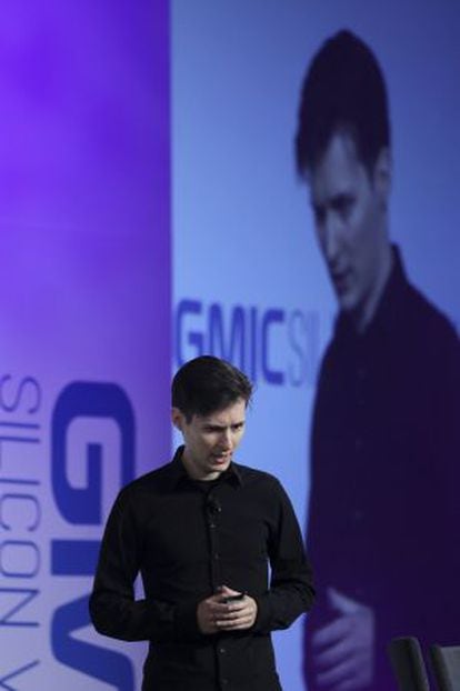 Pável Durov, fundador de la red social Vkontakte, en una conferencia en San Francisco el pasado 2 de diciembre.