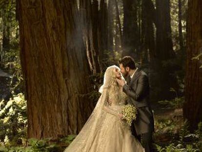 Alexandra y Sean Parker, durante su boda.