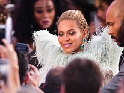 Beyoncé Knowles llega a los premios MTV en el 'Madison Square Garden', en Nueva York, en agosto de 2016 .