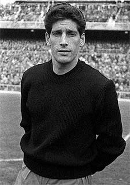 Rogelio Domínguez en su época madridista.