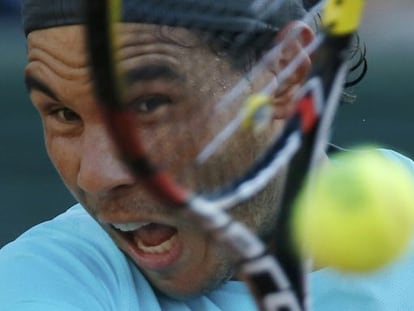 Nadal, en el partido ante Ferrer