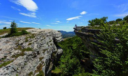 El Parque Natural de Izki es un paraíso para los amantes del senderismo y la bicicleta de montaña.