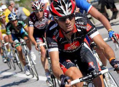 Alejandro Valverde, durante una etapa del Tour de Francia