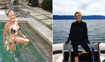 Sharon Stone, espectacular a los 58 años, también está disfrutando de unos días de descanso. Aunque ha publicado fotos de sus vacaciones en redes sociales, ha preferido no contrar donde se encuentra.