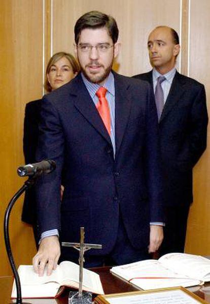 Alberto Nadal Belda cuando tomó posesión de su cargo como secretario general de Comercio Exterior en 2003.