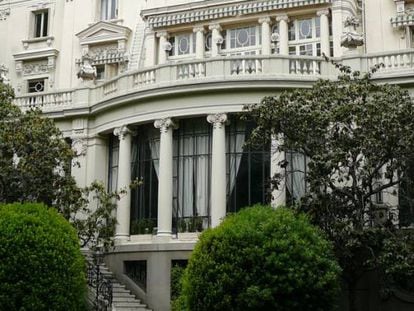 La embajada italiana en Madrid es uno de los edificios m&aacute;s representativos de este mercado.