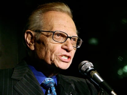 Larry King, en un acto en Nueva York en 2007.