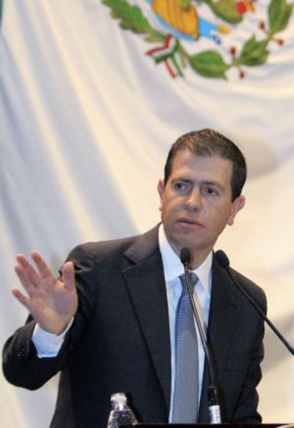 Alfredo Castillo, durante su comparecencia frente al Congreso.