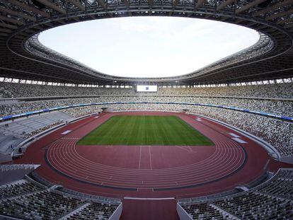 Vista del estadio olímpico de Tokio (Japón).