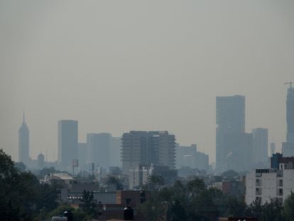 El cielo de Ciudad de México,  el pasado 4 de mayo.