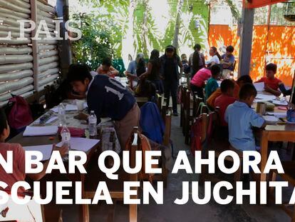 Soluciones a la destrucción del sismo en México: el bar es ahora una escuela
