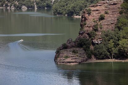 04/08/2020 - Barcelona - Embalse de Sau. El nivel del agua del embalse ha alcanzado el 89% de la capacidad. Foto: Massimiliano Minocri