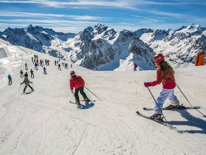La estación de esquí francesa de Grand Tourmalet.  