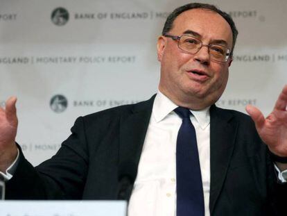 Gobernador del Banco de Inglaterra, Andrew Bailey.