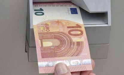 Nuevo billete de 10 euros.