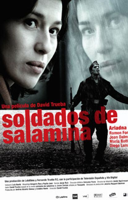 Cartel de la película <i>Soldados de Salamina</i>.