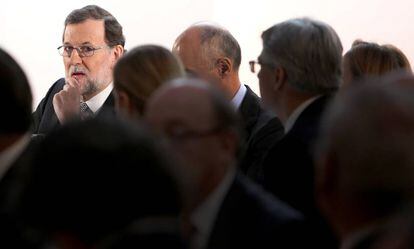 El Presidente del Gobierno, Mariano Rajoy en el Foro ABC.