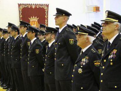 Última promoción de policías nacionales que juró el cargo el pasado octubre en Ávila.