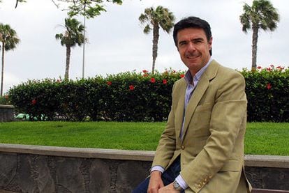 José Manuel Soria, en el parque Romano de Las Palmas.