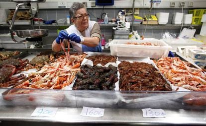 Mercado de la Plaza de Lugo en A Coruña.