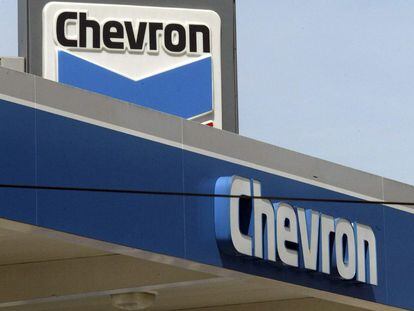 Surtidor de Chevron en Estados Unidos.