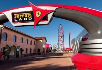 Ferrari Land, el nuevo parque temático de Port Aventura, en Salou (Tarragona).