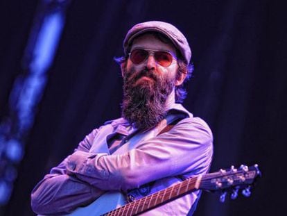 Mark E. Oliver, durante el concierto de Eels en el festival Dcode en Madrid en junio de 2011.