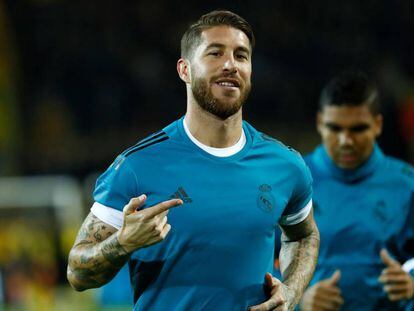 Sergio Ramos, en Dortmund.