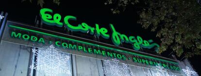 Establecimiento del El Corte Inglés en Madrid.