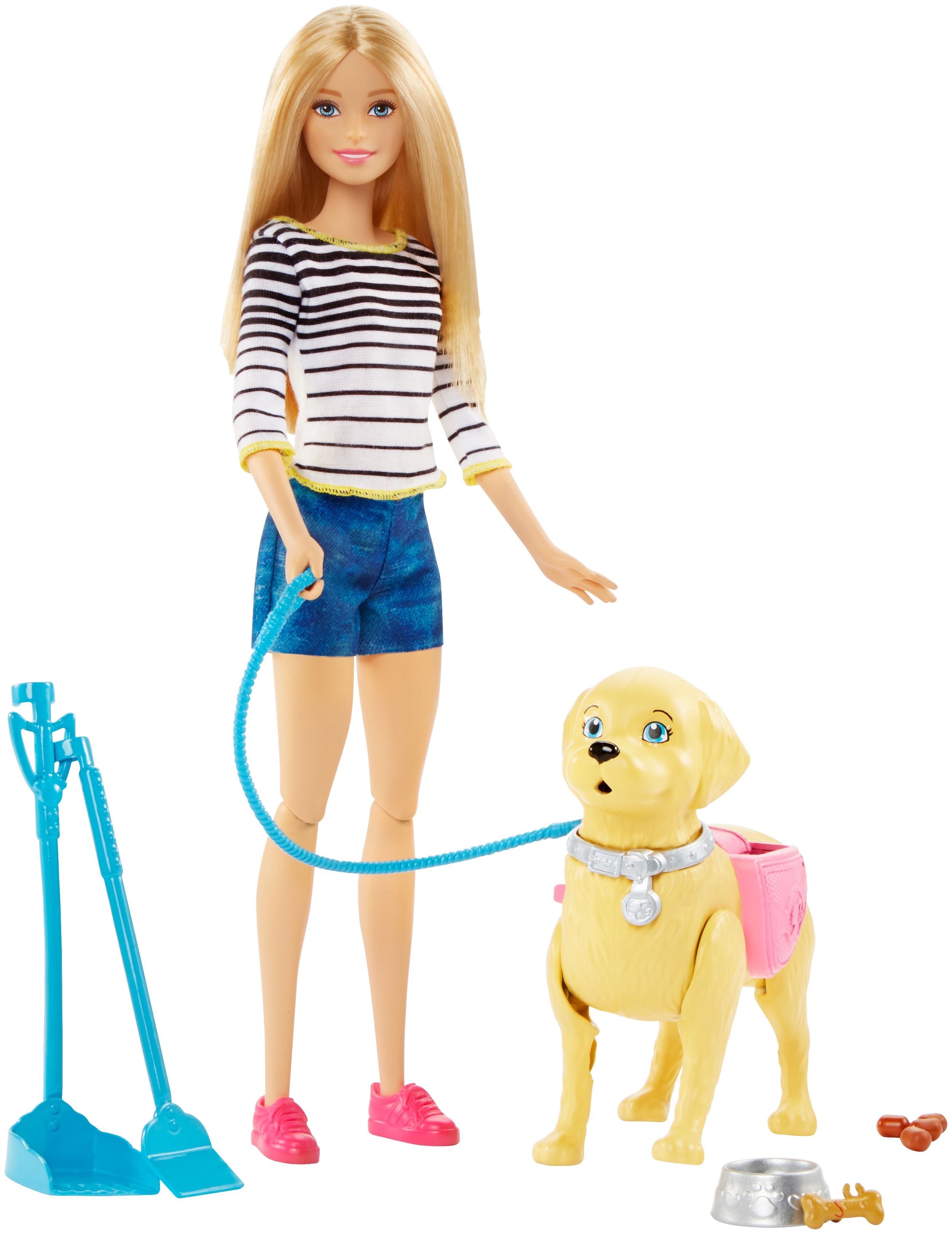 Barbie y su labrador Tanner.