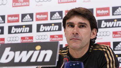 Karanka, en su etapa como segundo entrenador del Madrid.