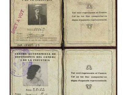 Carnets de quatre afiliats al CADCI.