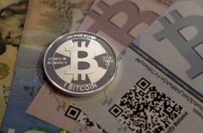 Ilustración de Bitcoin.