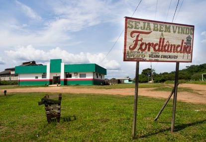 La pequeña ciudad de Fordlândia es hoy un lugar donde el tiempo pasa lentamente.